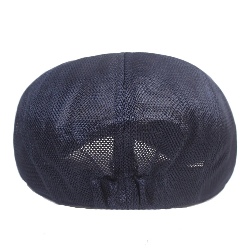 Fashion Summer Mesh Newsboy Caps Breathable Casual Outdoor Retro Beret Hats Octagonal Hat Fashion Solid Flat Caps Present cotton newsboy cap berets hat