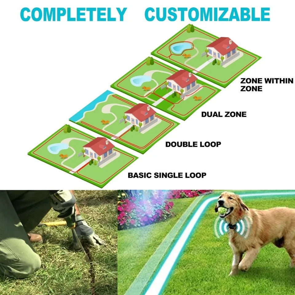 thumbnail image 2 of MIMOFPET Wireless Dog Fence System With Training Collar - 3500ft Range For Large & Medium Dogs 2 of 6