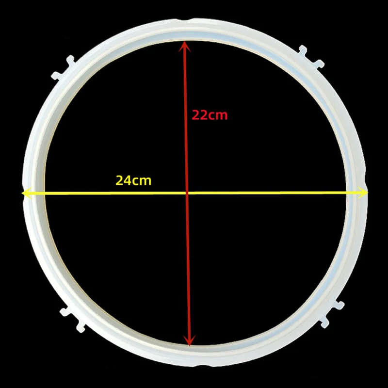 Electric Pressure Cooker Gasket Repalcement Cooker Sealing Ring 22-24cm Diameter High Elasticity Silicone Rubber Standard silicone pressure cooker gasket