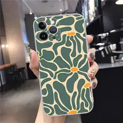 Elegant Abstract Flower Market Clear Phone Case - Soft TPU Cover - Samsung S22 Plus 5G (T - 197TM2481081)