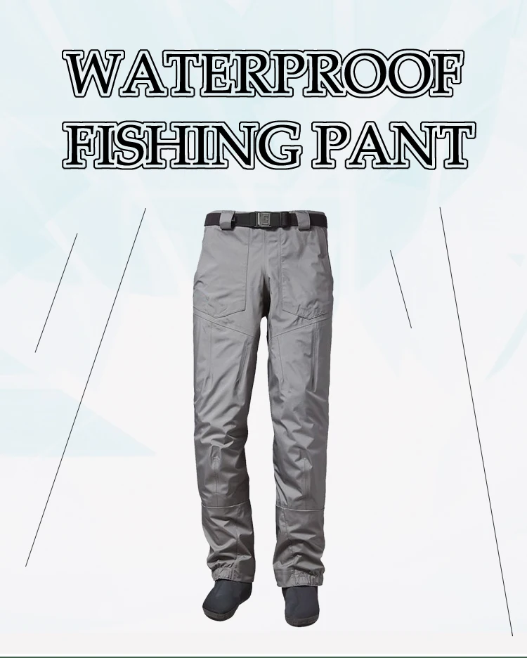 Men's Fly Fishing Waist Wading Pants 3 