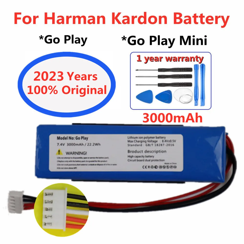 

2023 Years Genuine Player Speaker Replacement Battery For Harman & Kardon Go Play / Go Play Mini Special Edition Bluetooth Audio