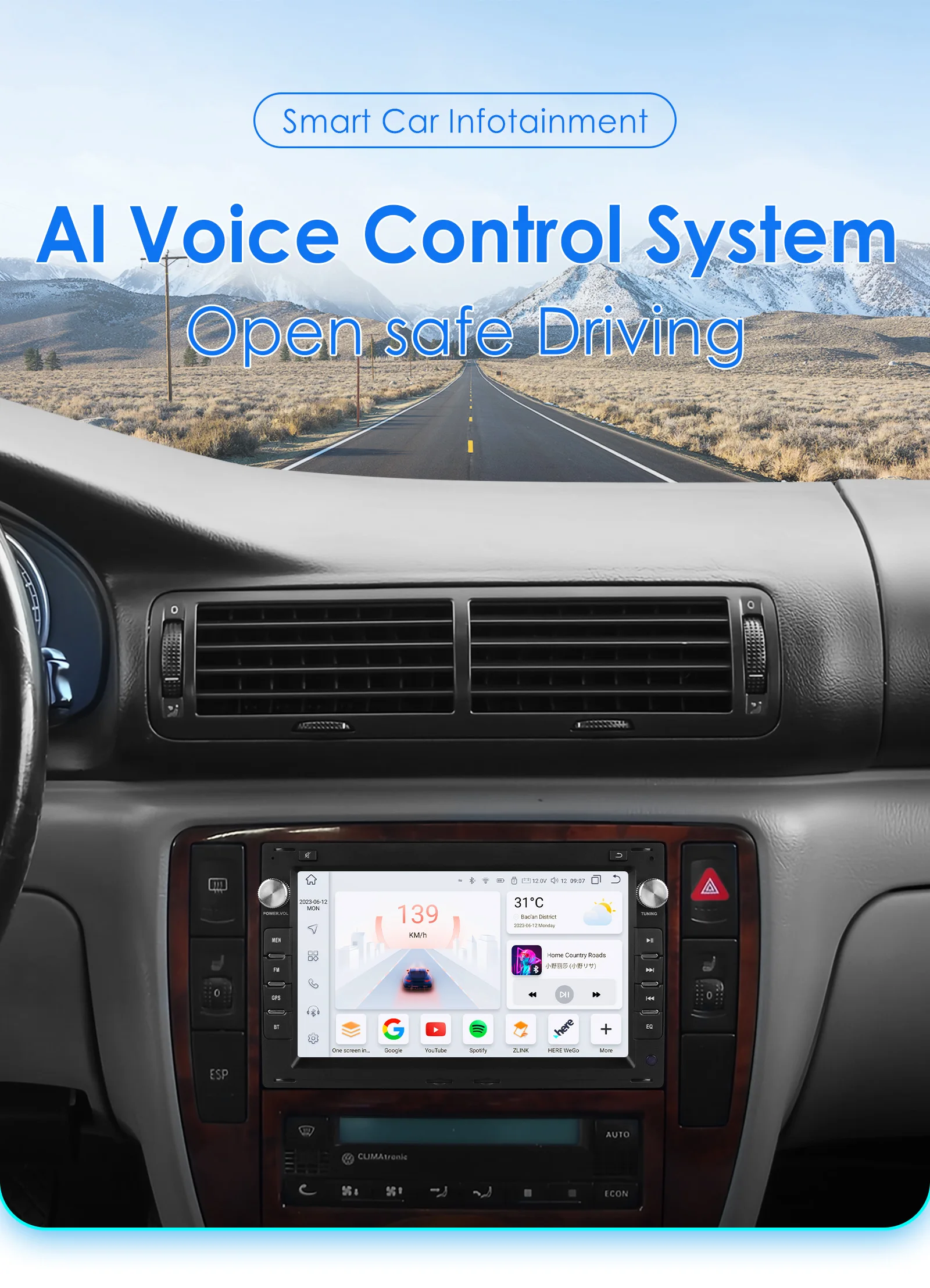 2din Carplay android Auto Radio for VW Golf 4 Passat POLO Transport T5 Multivan Seat Jetta 4G-LET Car Multimedia GPS autoradio