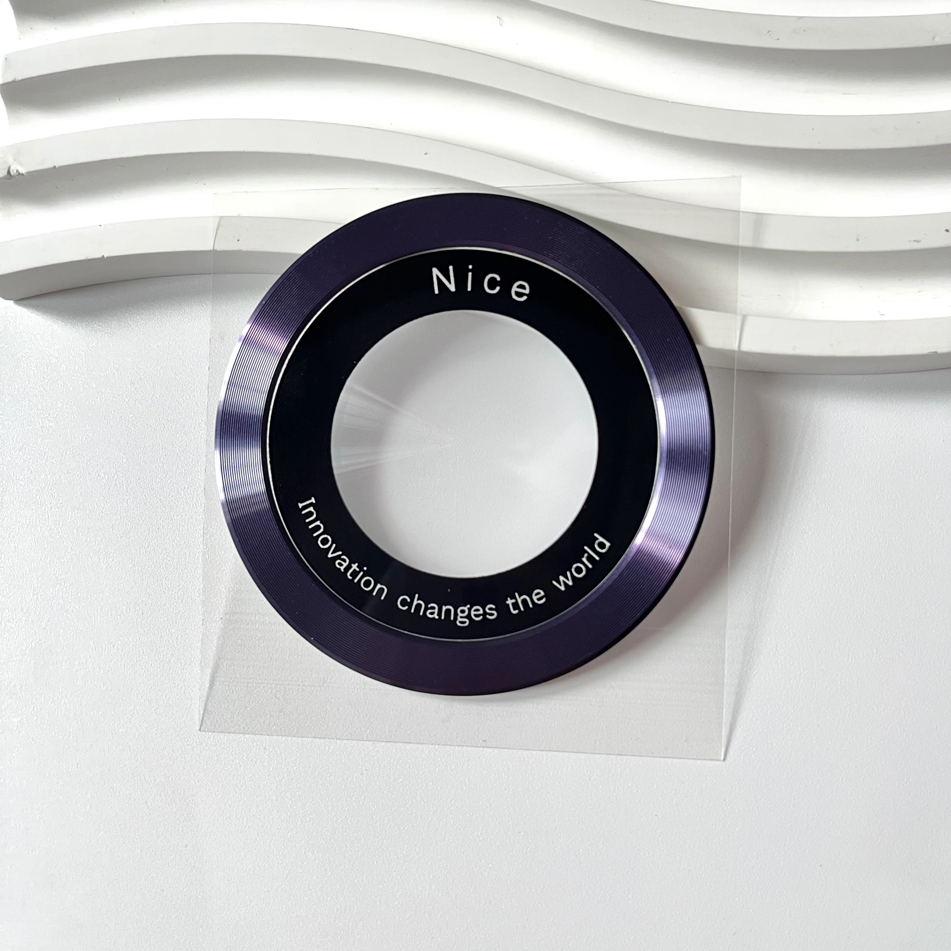 Dual Magnetic Plate Ring Set for Wireless Charging and Car Mount Support
