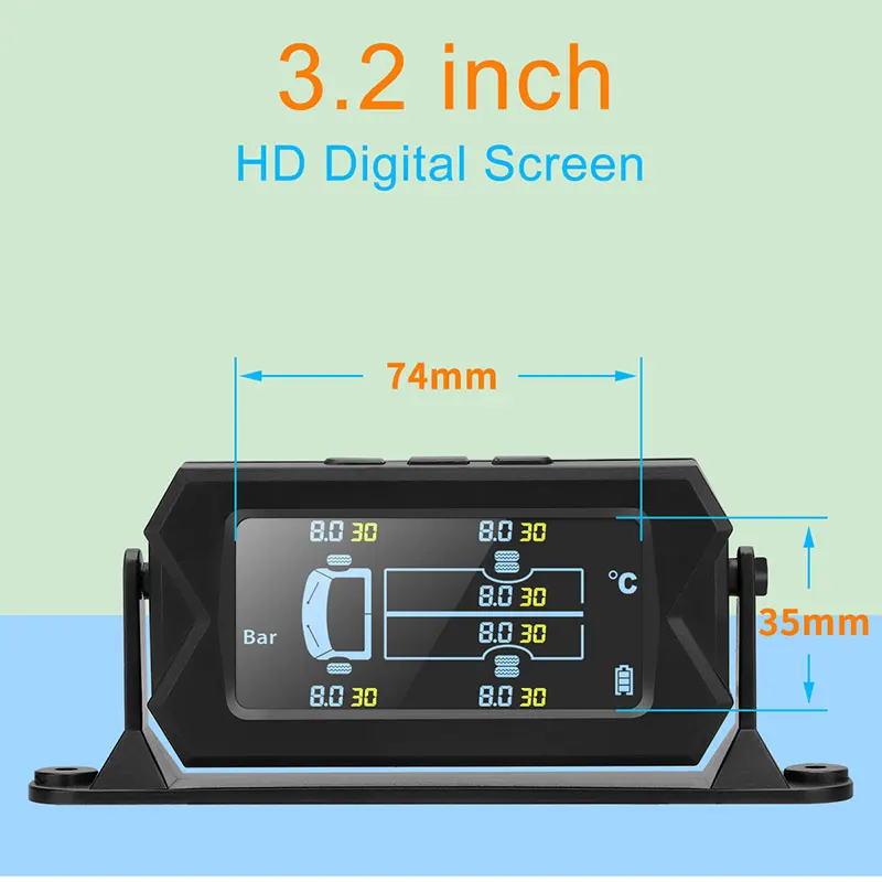 CODASH ڵ  Ÿ̾ з , ܺ TPMS , 15  µ 溸 ý, LCD USB ¾籤 Ʈ , 6 