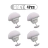 4 Pcs Grey