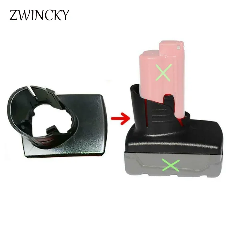 ZWINCKY M·12 배터리 플라스틱 케이스 박스 부품(배터리 셀 없음) 밀워키 12V 48-11-2411 M·12 리튬 이온 배터리 쉘 하우징