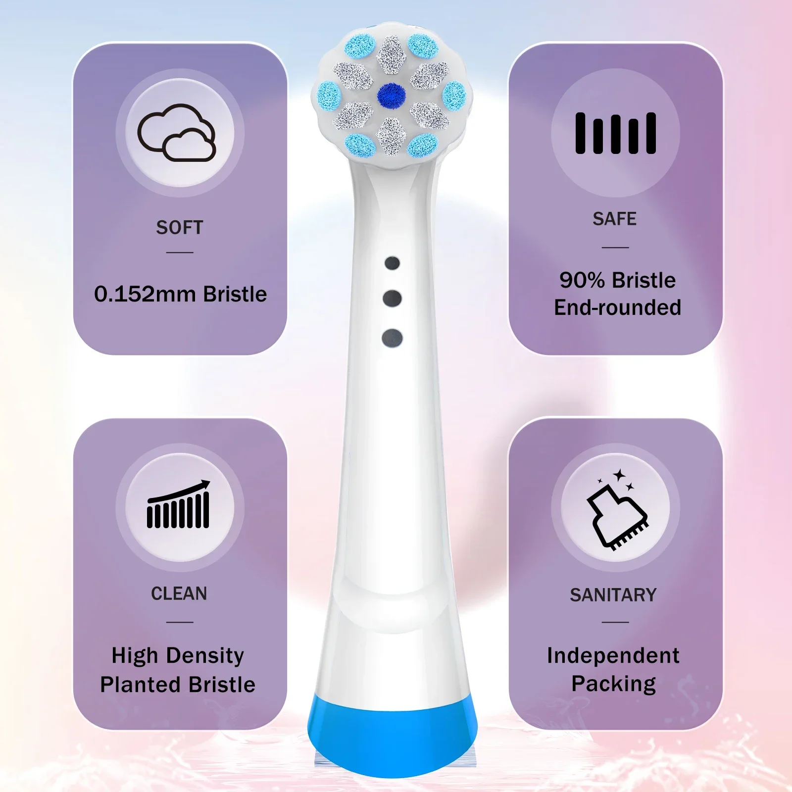 Toothbrush Heads Electric Toothbrush Compatible with Oral-B iO 3/4/5/6/7/8/9/10 Series Oral B iO Heads Replacement