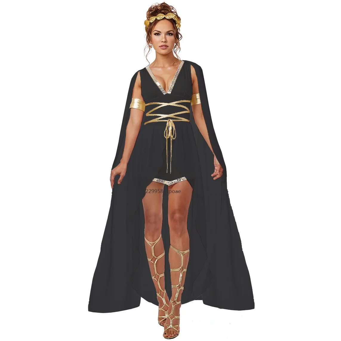 

S-XL Medieval Ancient Greek Goddess Costume Halloween Costume Cleopatra Athena Dress COS Costume 2024