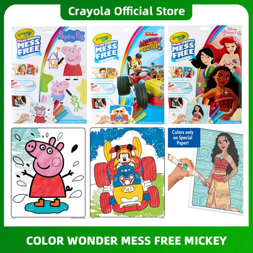 Crayola Color Wonder Coloring Pad & Markers - Princess