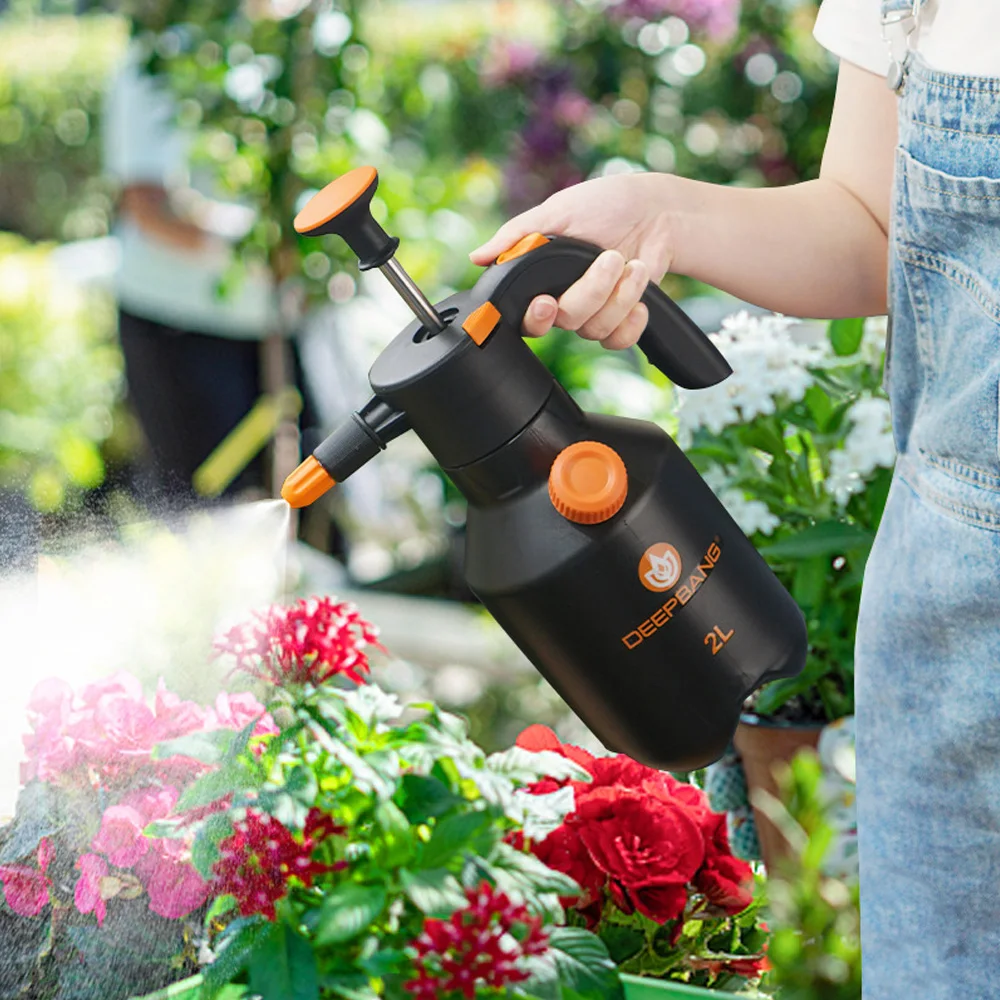 2L Portable Garden Hand Pump Sprayer Pressure Spray Water Bottle Weed  Chemical