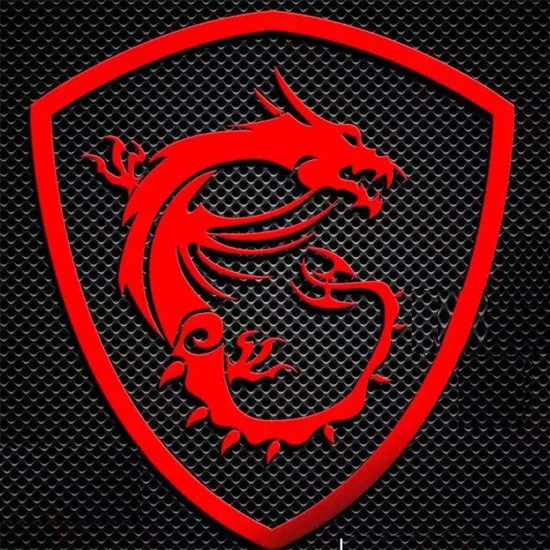 노트북, 휴대폰, 컴퓨터, 자동차, 보조 배터리 및 태블릿용 MSI 금속 스티커