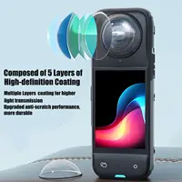 Premium Glass Lens Guards for Insta360 X4 Tempered glass Scratch-resistant Lens Protector Cap Insta 360 X4 Camera Accessories - Image 4