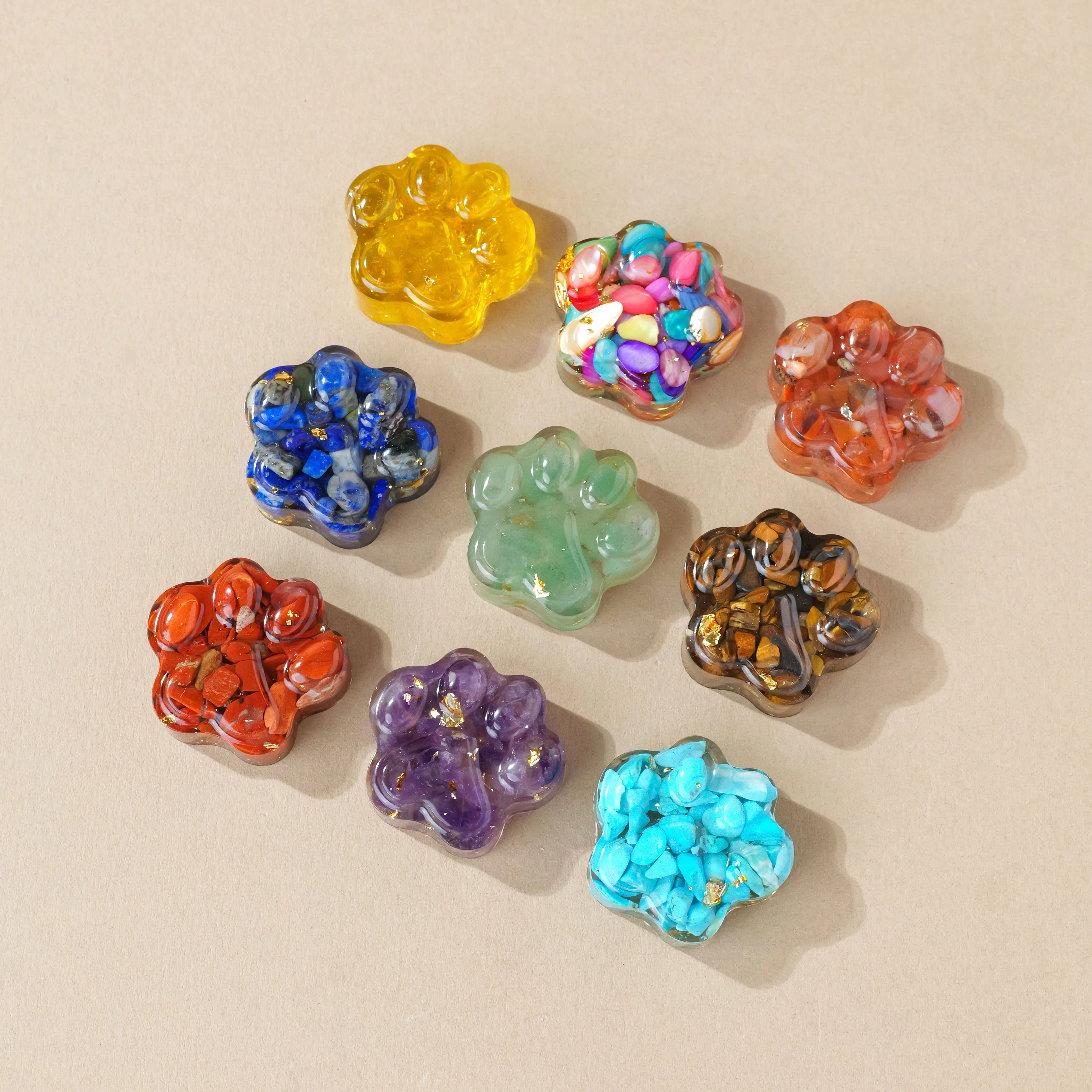 1PC Natural Crystal Stone Mini Cat's Paw Statue | Reiki Healing Figurine | Feng Shui Amulet | Home & Office Decorative Gift 6 Sba556ed78cb7447189de379e33283f45j