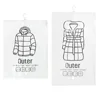 Hanging Vacuum Storage Bags Space Saver Bags, Clear Vacuum Sealer Bags for Clothing, Suits Jackets, Closet Organizers Storage 1