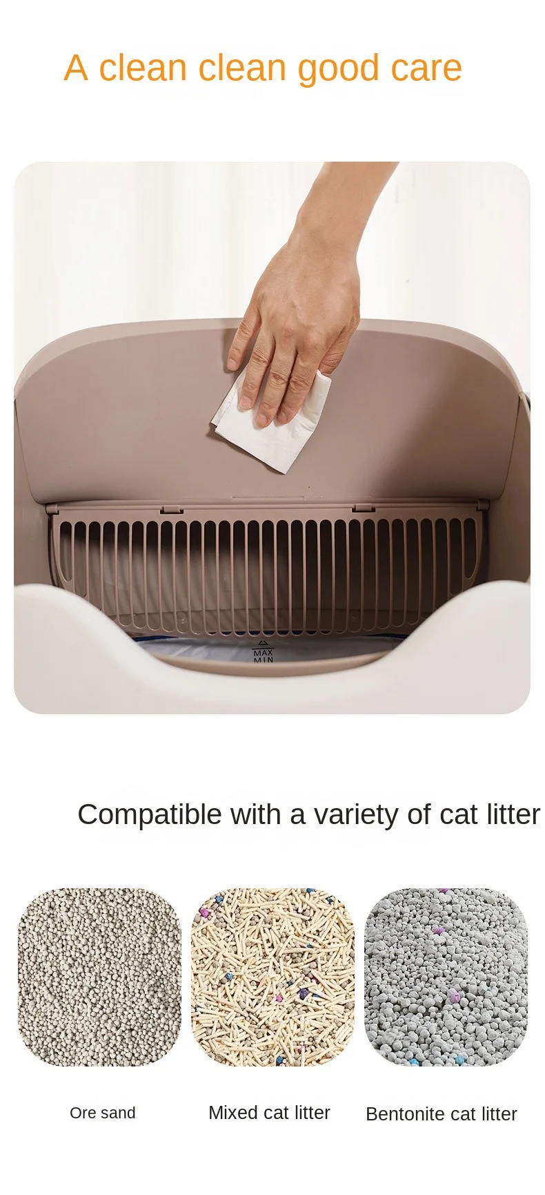 Lettiera automatica autopulente per gatti con controllo smart app_voghion.com
