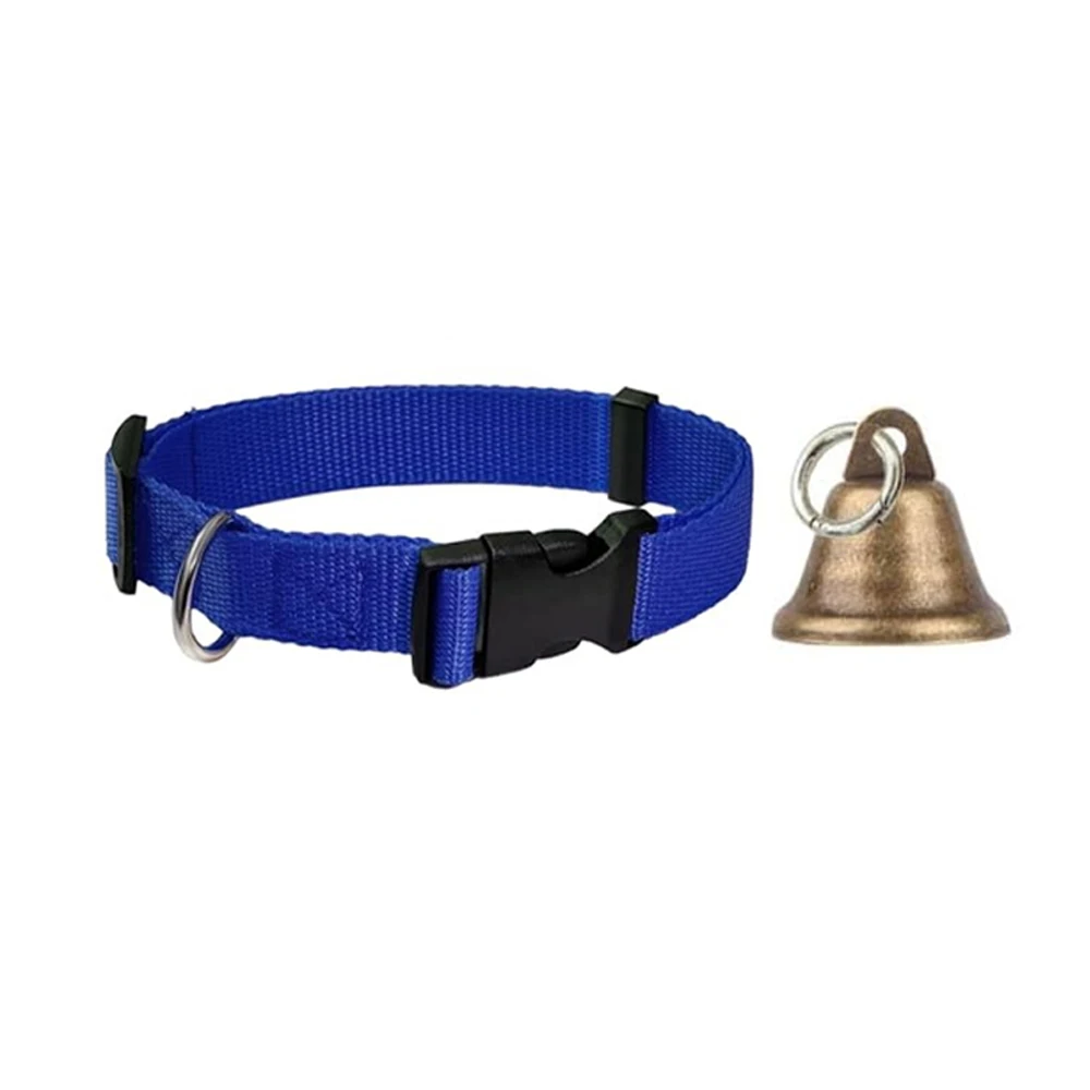 طوق ماعز وأغنام قابل للتعديل مع جرس معدني عالي الص...