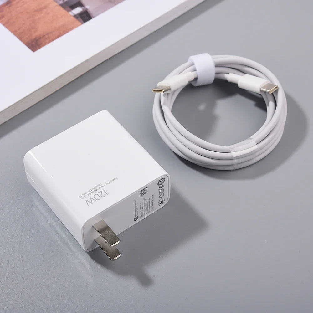 Chargeur Xiaomi Charge Super Rapide 120W + Cable Usb-C Mdy-13-Ee