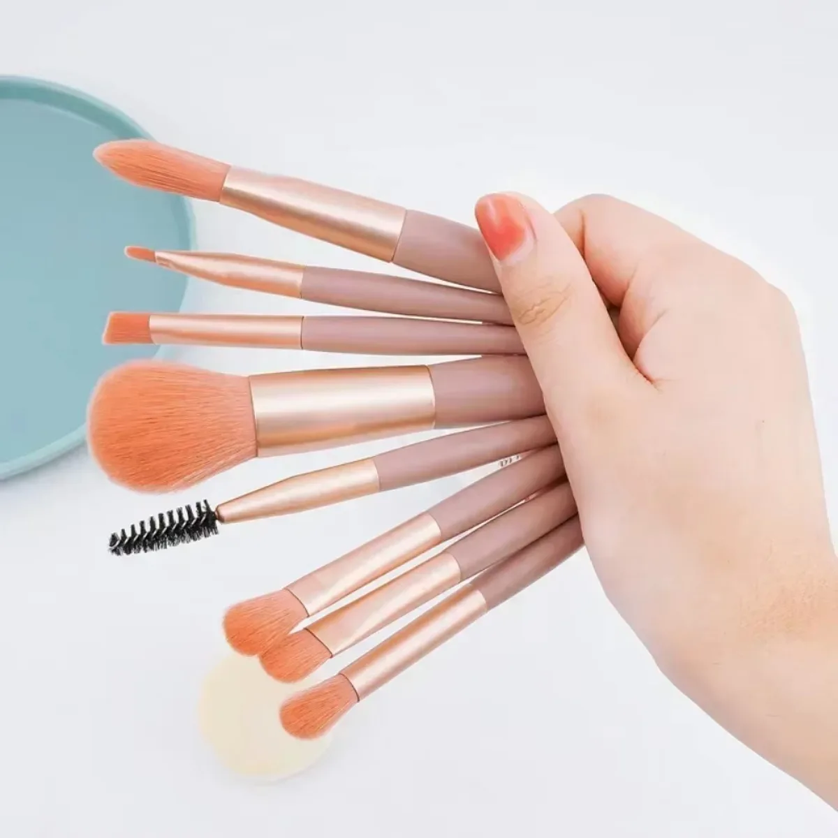 8-Piece Professional Soft Cosmetic Makeup Brush Set