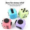 Solid Color Fidget Decompression Dice for Release Stress Autism Anxiety Relieve Adult Kids Stress Relief Anti-Stress Fingertip 1