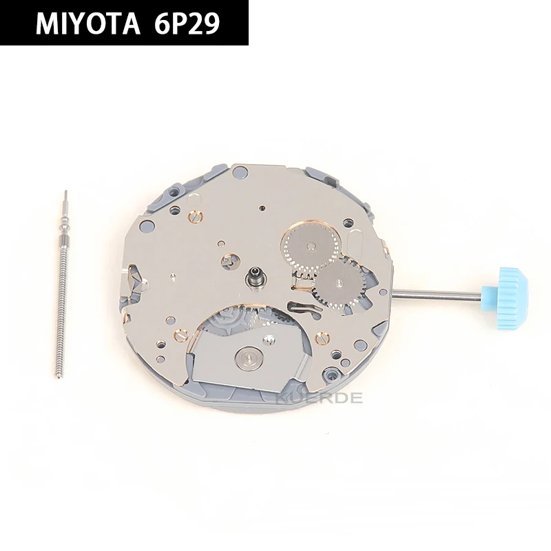 

Часы MIYOTA 6P29 с японским часовым механизмом 3/6/9, маленький секундный кварцевый механизм, запчасти для часов, день/дата/24 часа