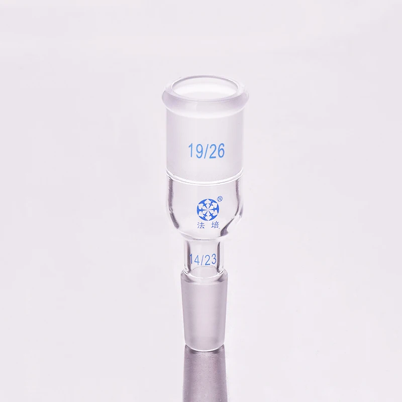 

FAPEI Borosilicate Glass Joint,Female 19/26,Male 14/23,Glass reducing Adapter,B type connector