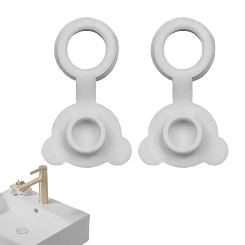 3.5x4x1.5cm Tub Stopper 2pcs Universal Silicone Drain Plug Hair Stopper Bathtub Flat Suction Cover for Kitchen Bathroom