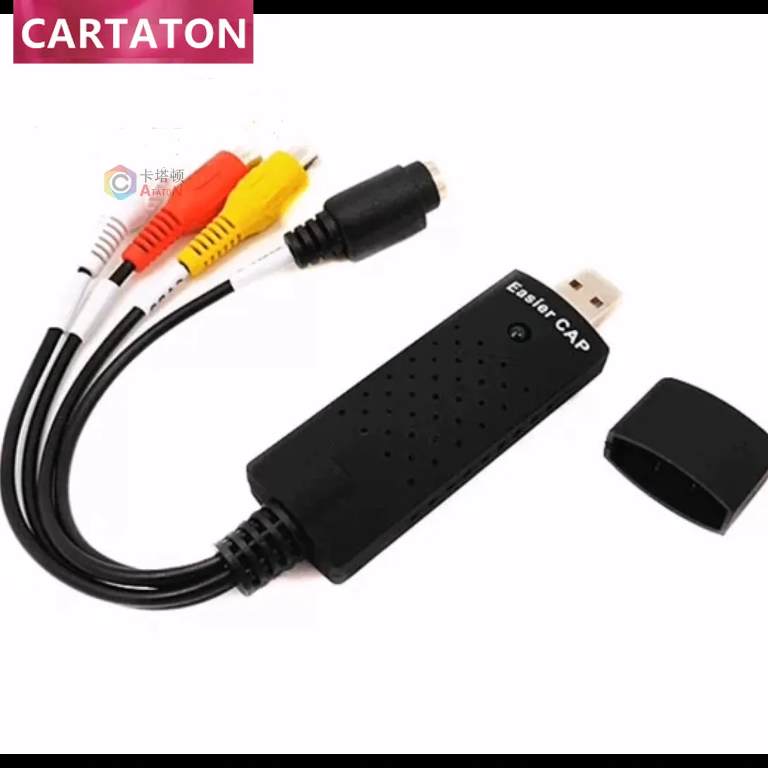 

USB 2.0 Easy Capture Video TV DVD VHS DVR Capture Adapter Hot Sale grabber av cvbs to USB converter