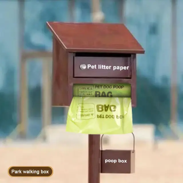 1 roll box-packed Earth Friendly Compostable Dog Poop Bags Environmentally Friendly Pet Waste Bag Roll 200/500Bags 3