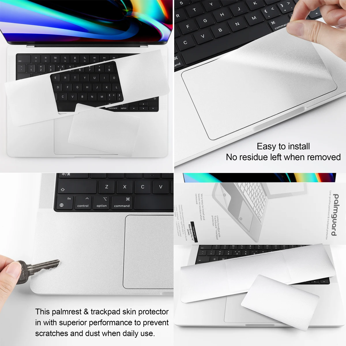 Mezzo Adesivo Per Macbook M3 M2 M1 Air Pro 13 14 15 16 Pollici A2941 A2779 A2780 Muslima2918 A2991 Trackpad Protector Sticker