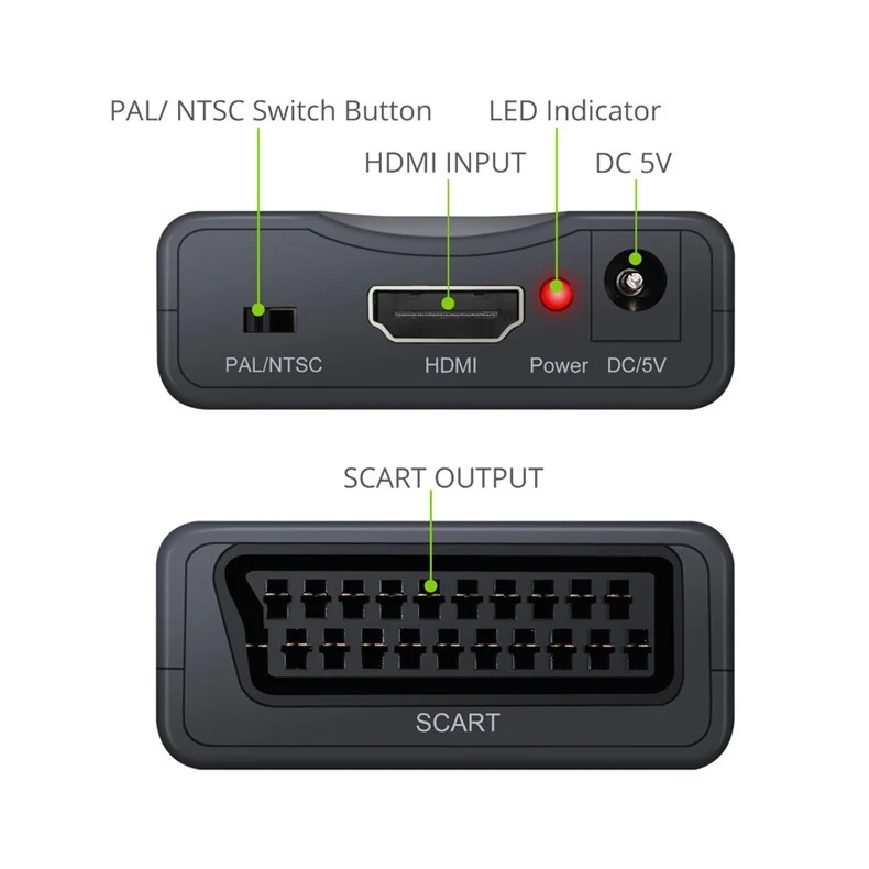1080P SCART-HDMI  HDMI-SCART    ȯ AV ȣ , HDTV ī ڽ STB ÷ HDTV DVD
