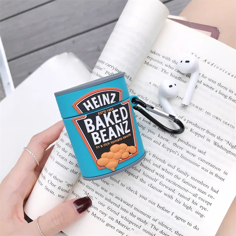 thumbnail image 1 of Funda para auriculares con dibujos de bocadillos de helado para AirPods Pro 2, funda para auriculares inalámbricos, funda de carga para AirPods 1, 2 y 3, 1 of 5