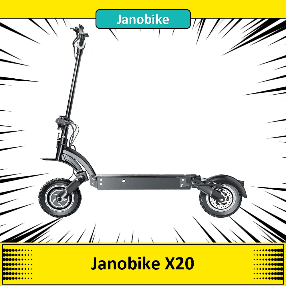 Tanio Janobike X20 Electric Scooter 10 ''gumowe opony sklep