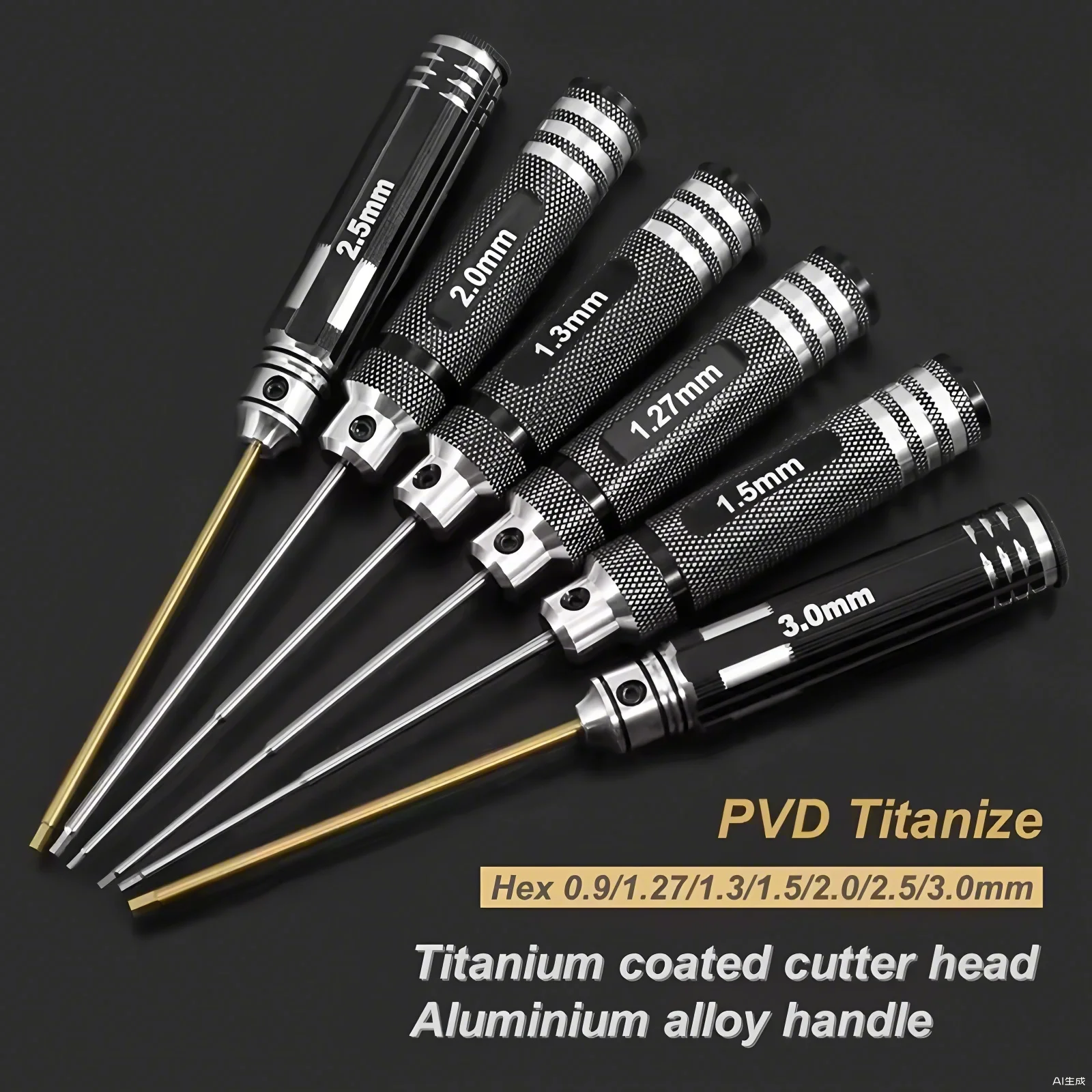 4 pcs 1.5 2.0 2.5 3.0mm Hex Screwdriver Color Titanium Alloy Steel Hexagon Screwdriver Set Allen Driver For RC Helicopter Car 4 pcs 1.5 2.0 2.5 3.0mm Hex Screwdriver Color Titanium Alloy Steel Hexagon Screwdriver Set Allen Driver For RC Helicopter Car