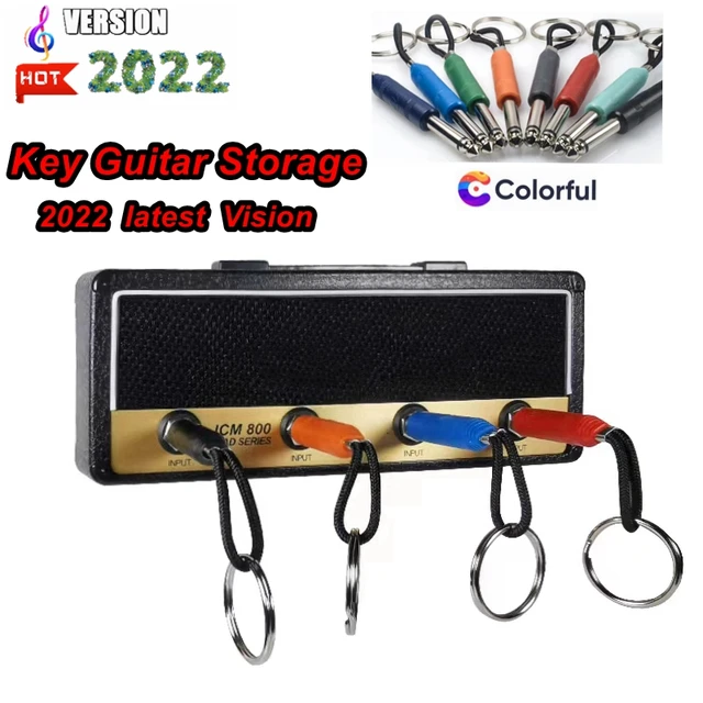 Zenei Kulcstárolás Coloful Jack Rack Kulcs Tartó Hűvös Gitár Fal Kulcstartó Vintage Erősítő Otthoni Dekoráció Tároló - Image 3