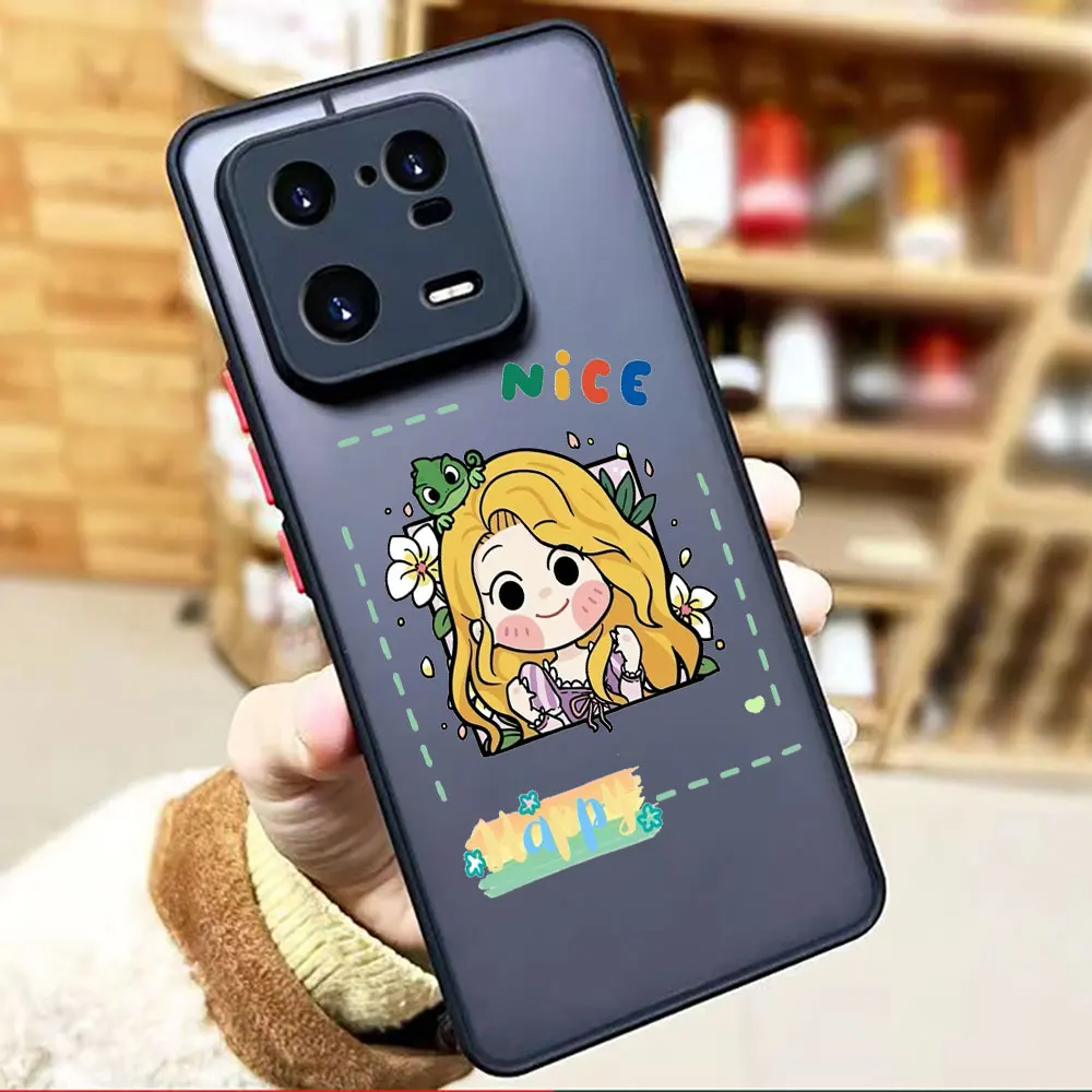 thumbnail image 1 of Funda mate para Xiaomi 13 12 12S 12T 11 11T 10 10T 10S 9 8 6X 5X PRO LITE 5G Funda Coque Capa Shell dibujos animados Anime Blancanieves, 1 of 5