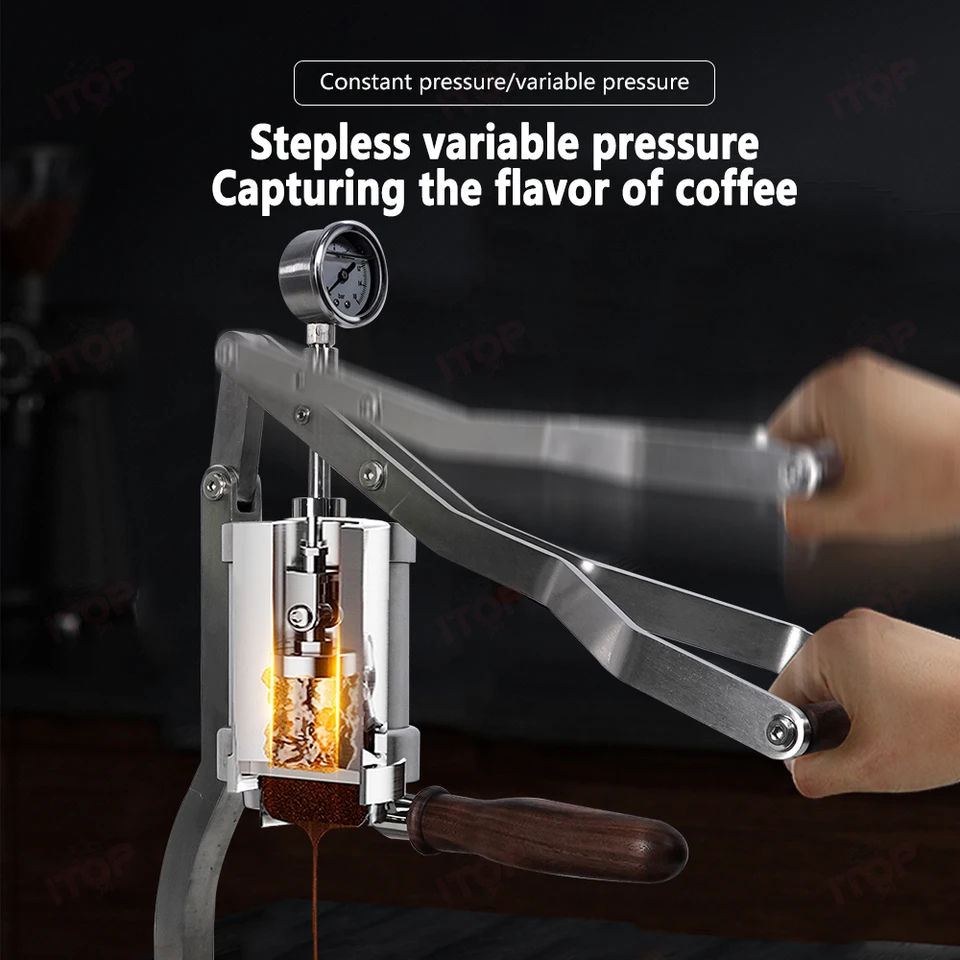 ITOP 58 ミリメートルハンドプレスエスプレッソメーカーコーヒーマシン