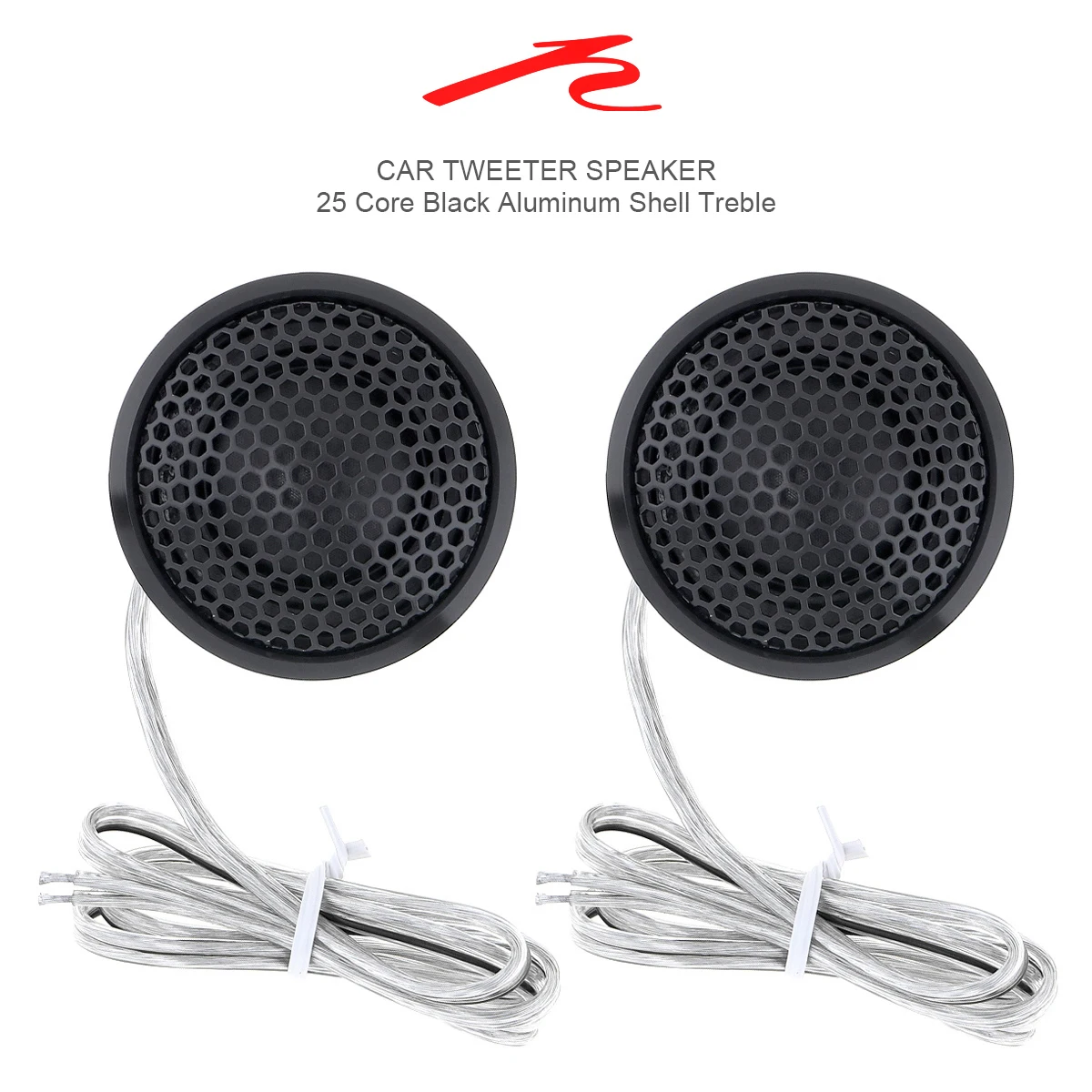 2pcs Universal Car Tweeter Speakers 12V 120W Aluminium Film Hifi Loud Speakers Auto Radio Stereo Loudspeaker Audio for Cars