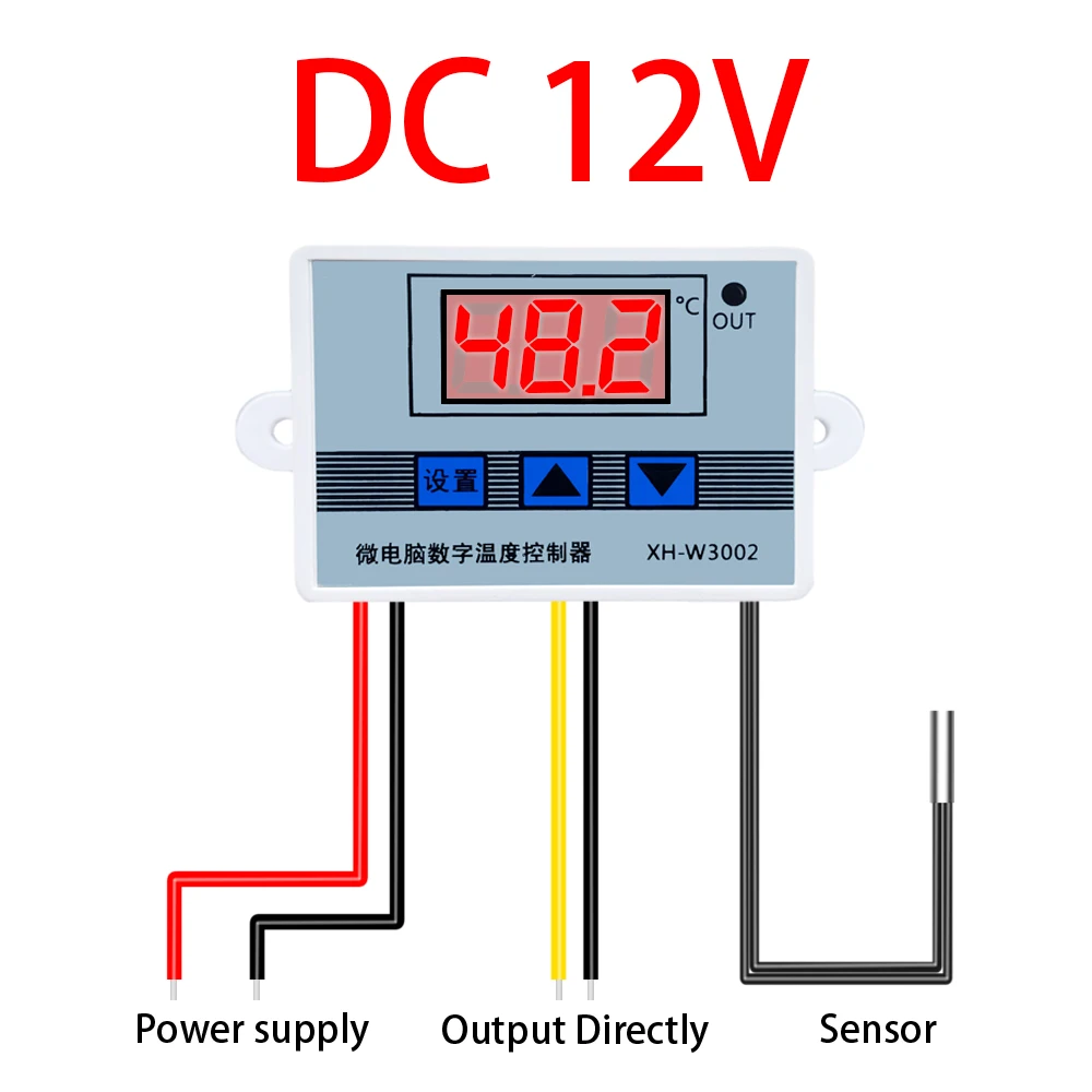 Advanced Digital Temperature Control Thermoregulator Switch Thermometer