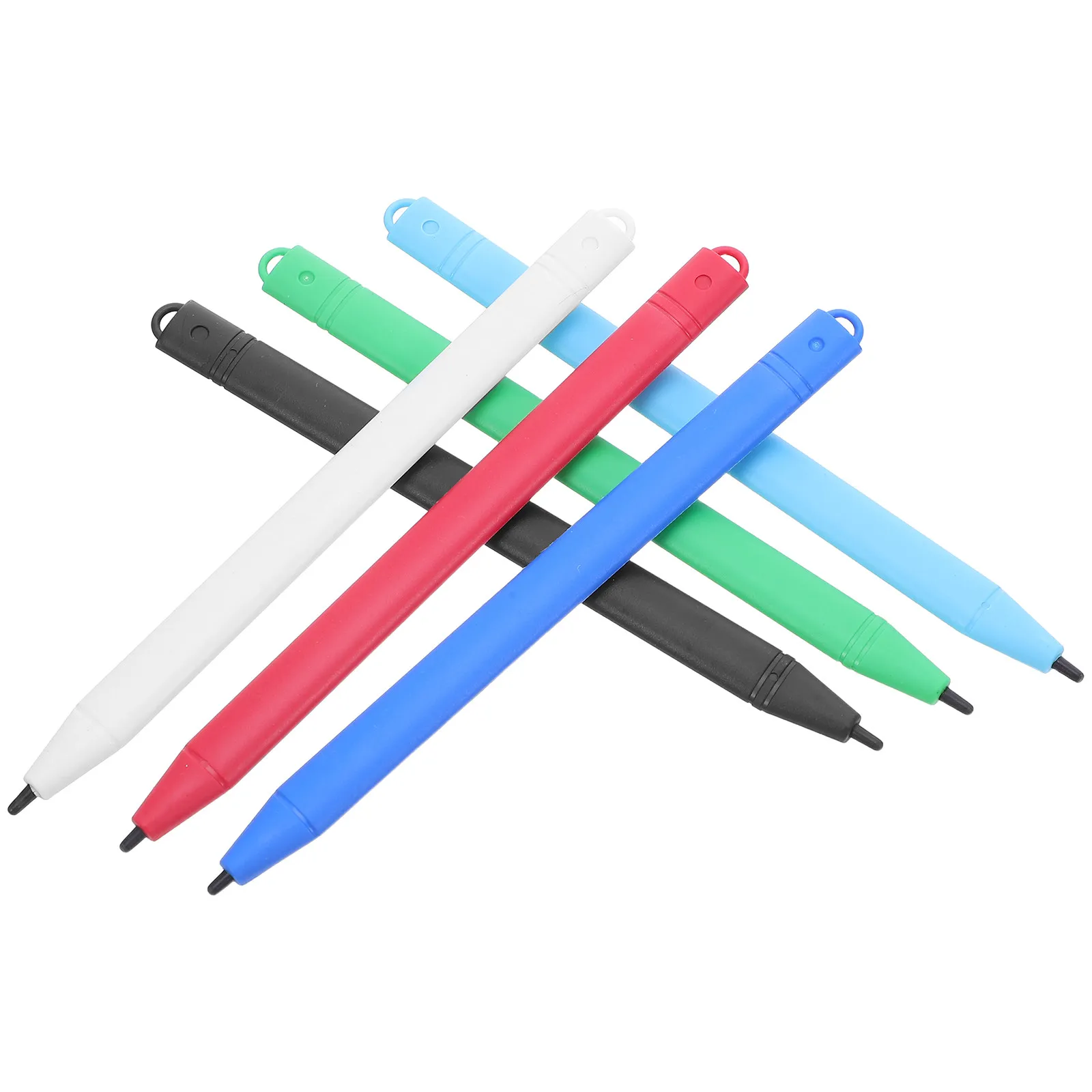 6Pcs LCD 드로잉 보드 펜 프리미엄 플라스틱 부드러운 쓰기 그림 낙서 태블릿 펜 다채로운 디자인
