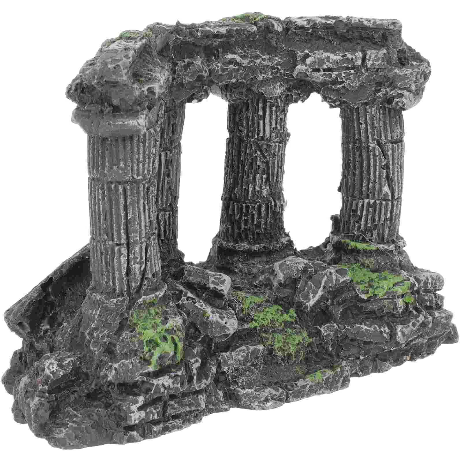 

Roman Column Decoration Aquarium Fish Tank Ornaments Aquaruim Resin Crafts European Style