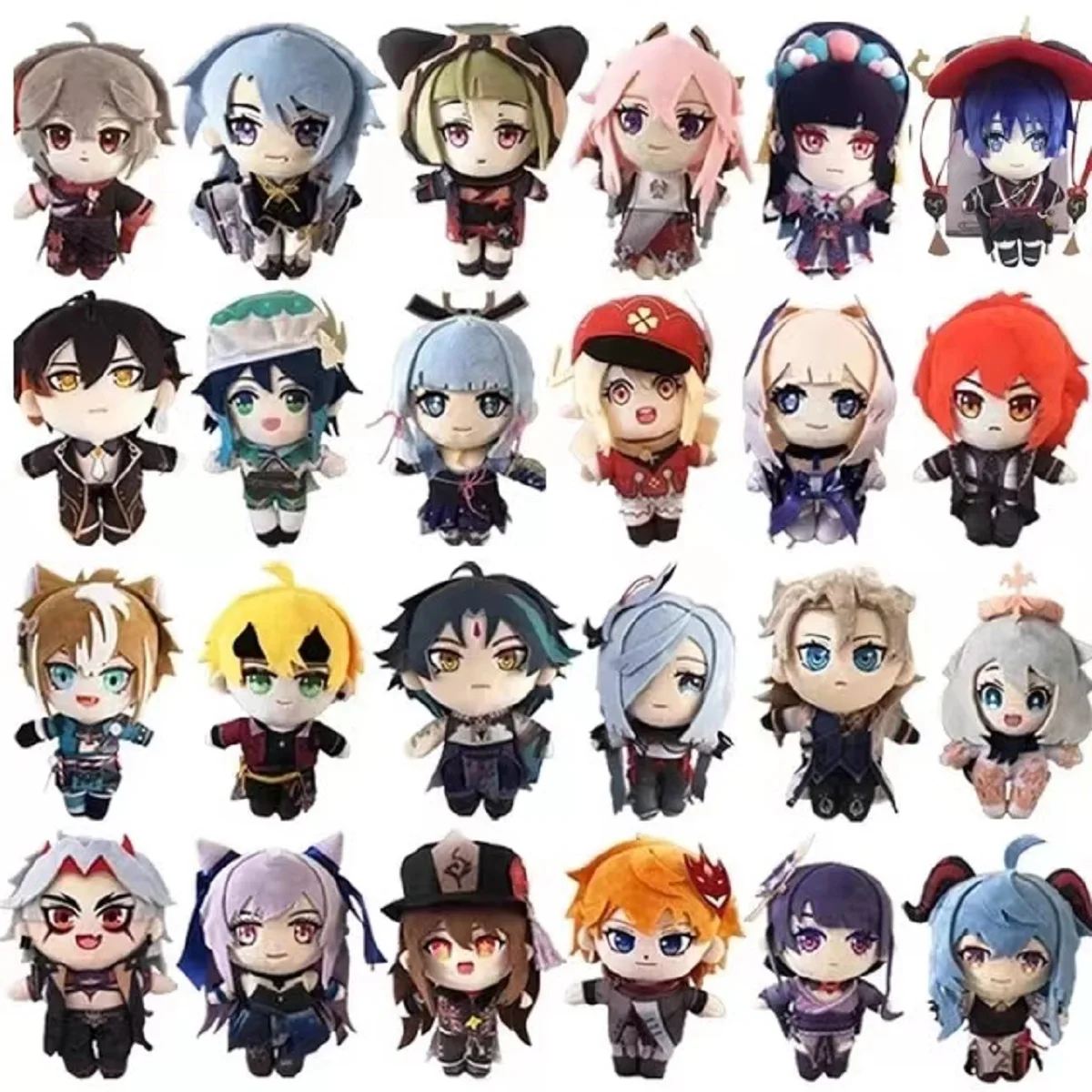 

Genshin Impact Plush Venti Kazuha Albedo Arataki Itto Tartaglia Xiao Anime Plushie Toys Game Cosplay Soft Stuffed Doll Kids Gift