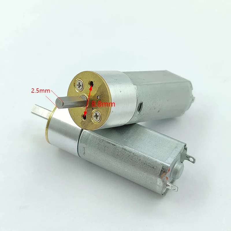 마이크로 050 DC 감속 모터 1.5V/3V/3.7V/5V 110RPM 지능형 로봇 자동차용 저속 풀 메탈 기어박스