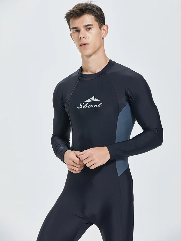 Men Wetsuit Long Sleeve Surf Scuba Swimsuit Full Body Diving Suit UV Sun Protection Water Sport One Piece Lycra Clothing surfing swimsuit