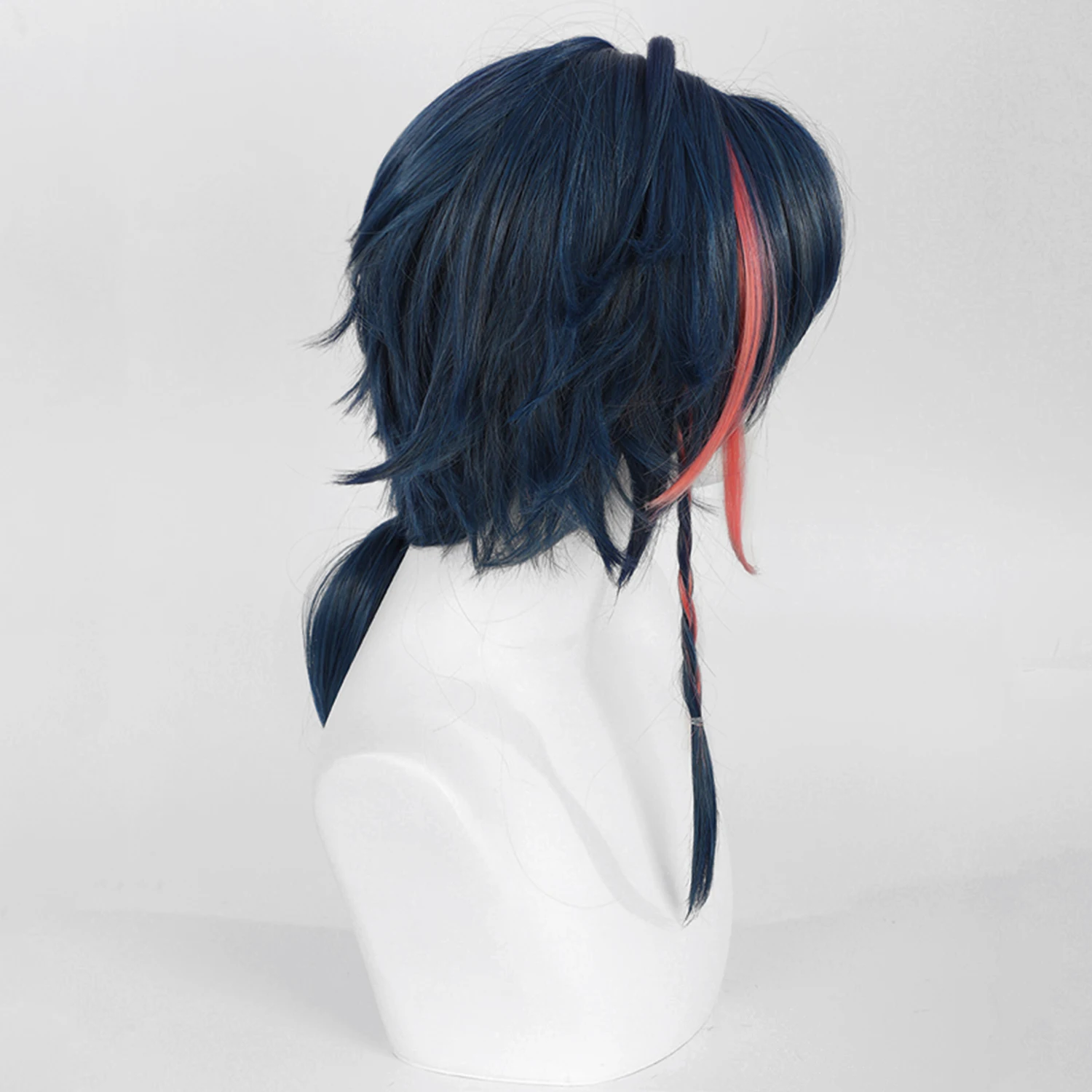 Nijisanji-Inspired Short Synthetic Wig with Bangs for Cosplay Events