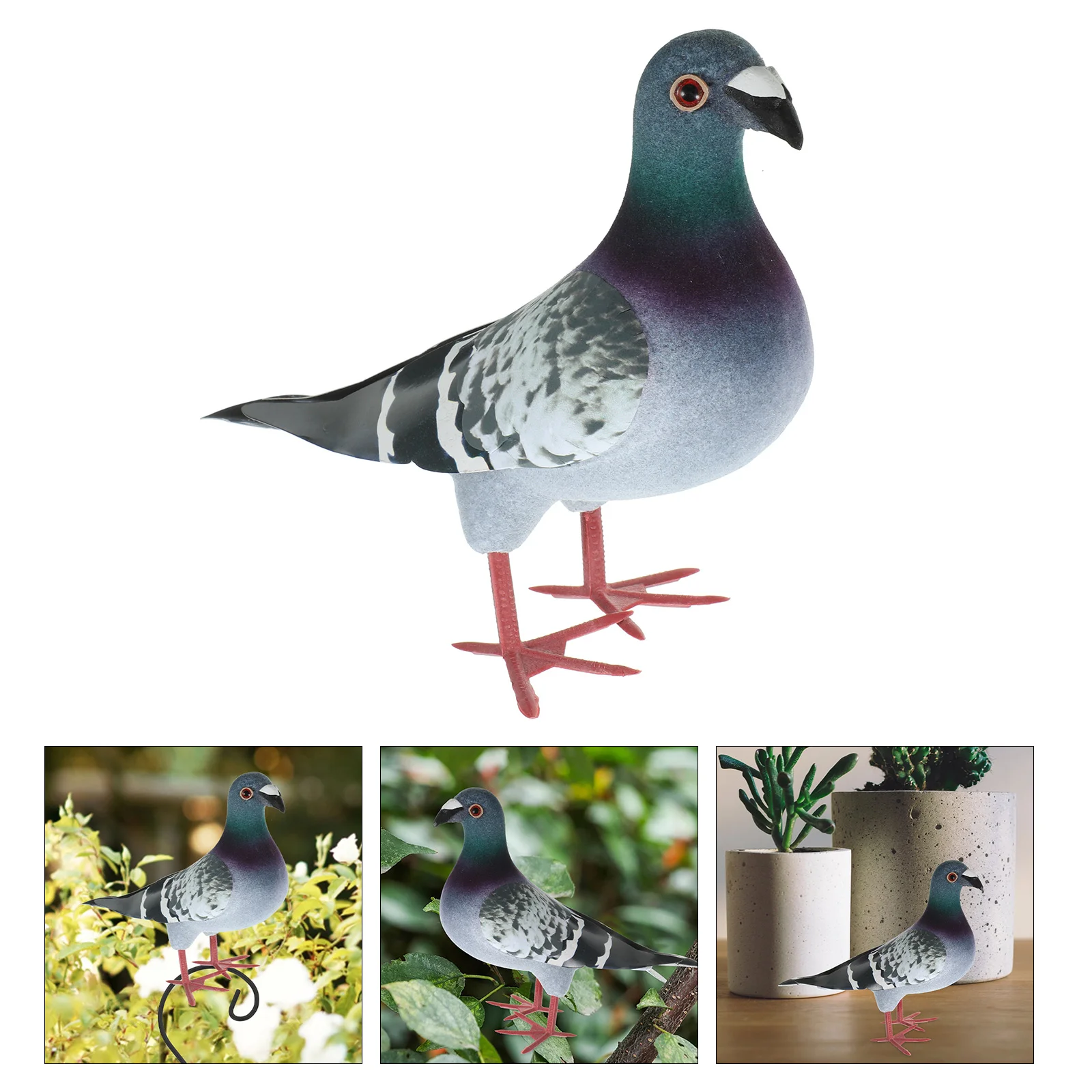 

Artificial Pigeon Birds Fake Doves Easter Simulation Feather Pigeon Tree Wedding Party Ornaments Home Living Room Decor