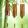 Bamboo Windchime Decoration Patio Wind Chime Garden Windchime Decorative Wind Chime Hanging Ornament Yard Wind Bell Home Decor 1