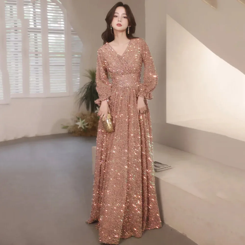 knee length dresses for ladies Addina Cream Long Sleeve Maxi Dress