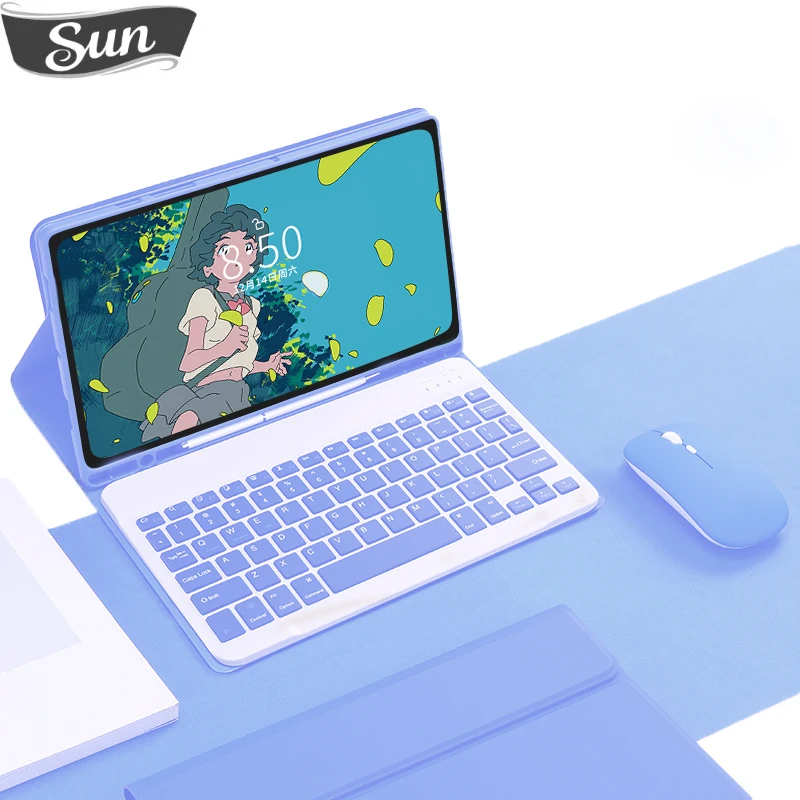 Custodia Per Tastiera Tablet Per Samsung Galaxy Tab S6 Lite Tab A7 Lite Tab A7 Tab A8 Tab S7 Tab S8 Tab S9 11 10.5 10.4 8.7 Pollici