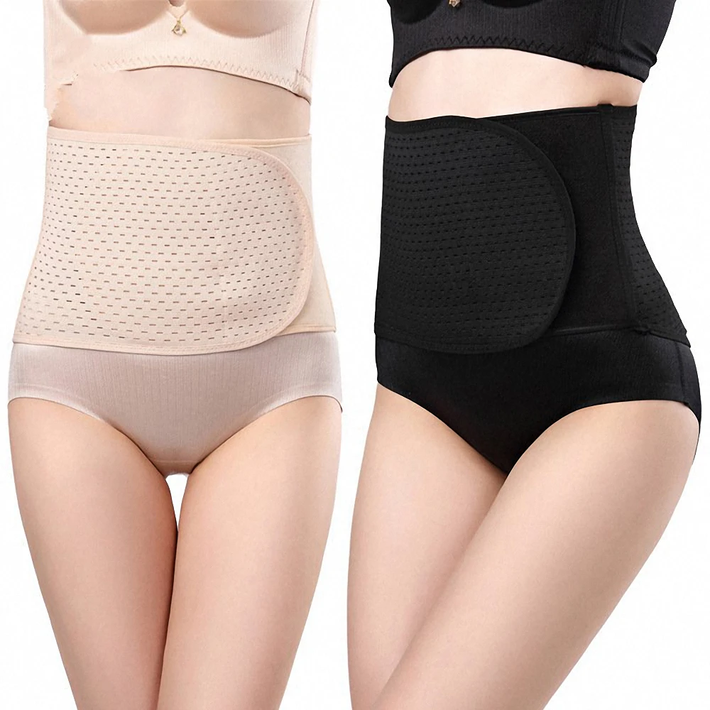 

women Waist Trainer Pregnant Postpartum Recovery Belt After Childbirth Waist Cinchers Belly Bandage Body Shaper Slimming Bandage